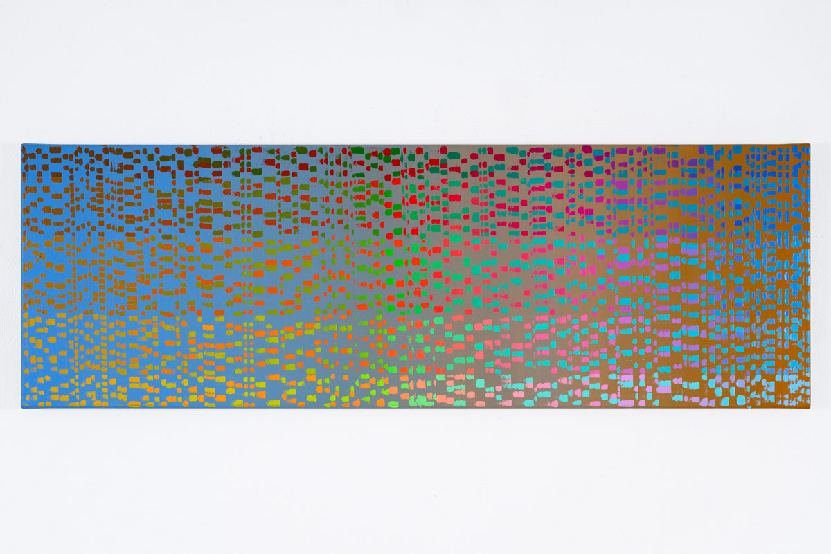 Losoncz Istvan Hajnali Kaprazat II 2025 Olaj Vaszon 120x40cm