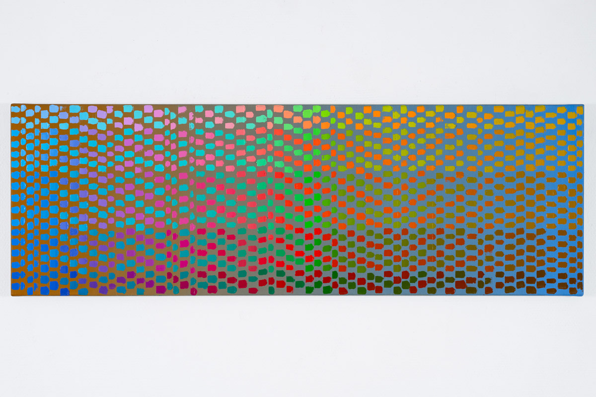 Losoncz Istvan Hajnali Kaprazat I 2025 Olaj Vaszon 120x40cm