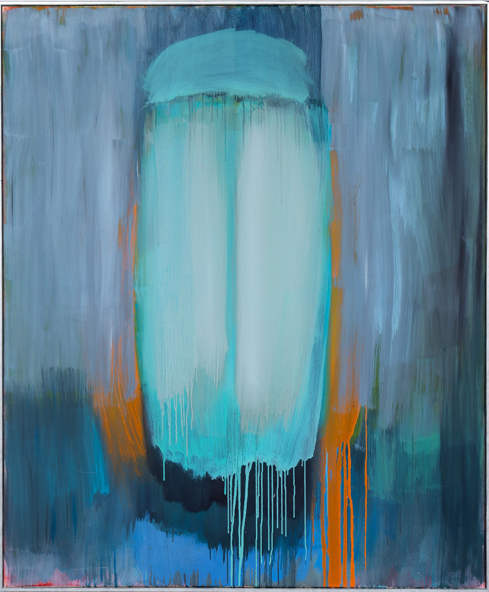 JUHASZ Dora Cim Nelkul Olaj Vaszon 120 X 100cm 2