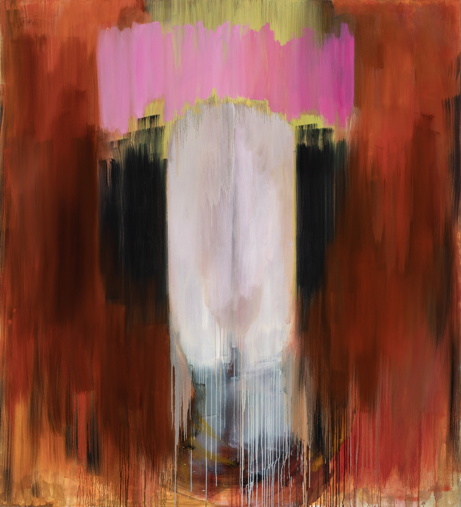 JUHASZ Dora Cim Nelkul Olaj Vaszon 165x 150cm