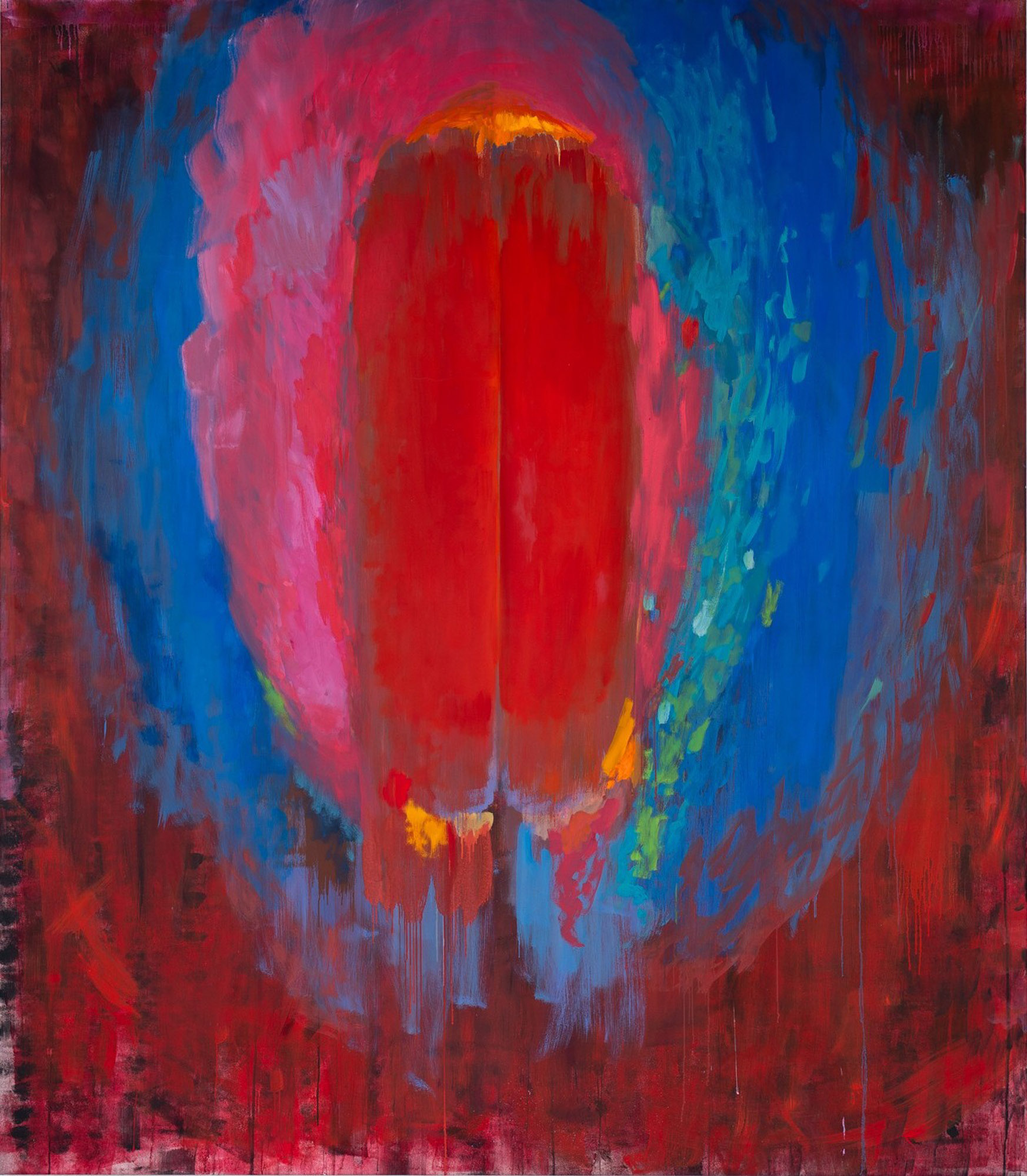 JUHASZ Dora Cim Nelkul Olaj Vaszon 200 X 175cm