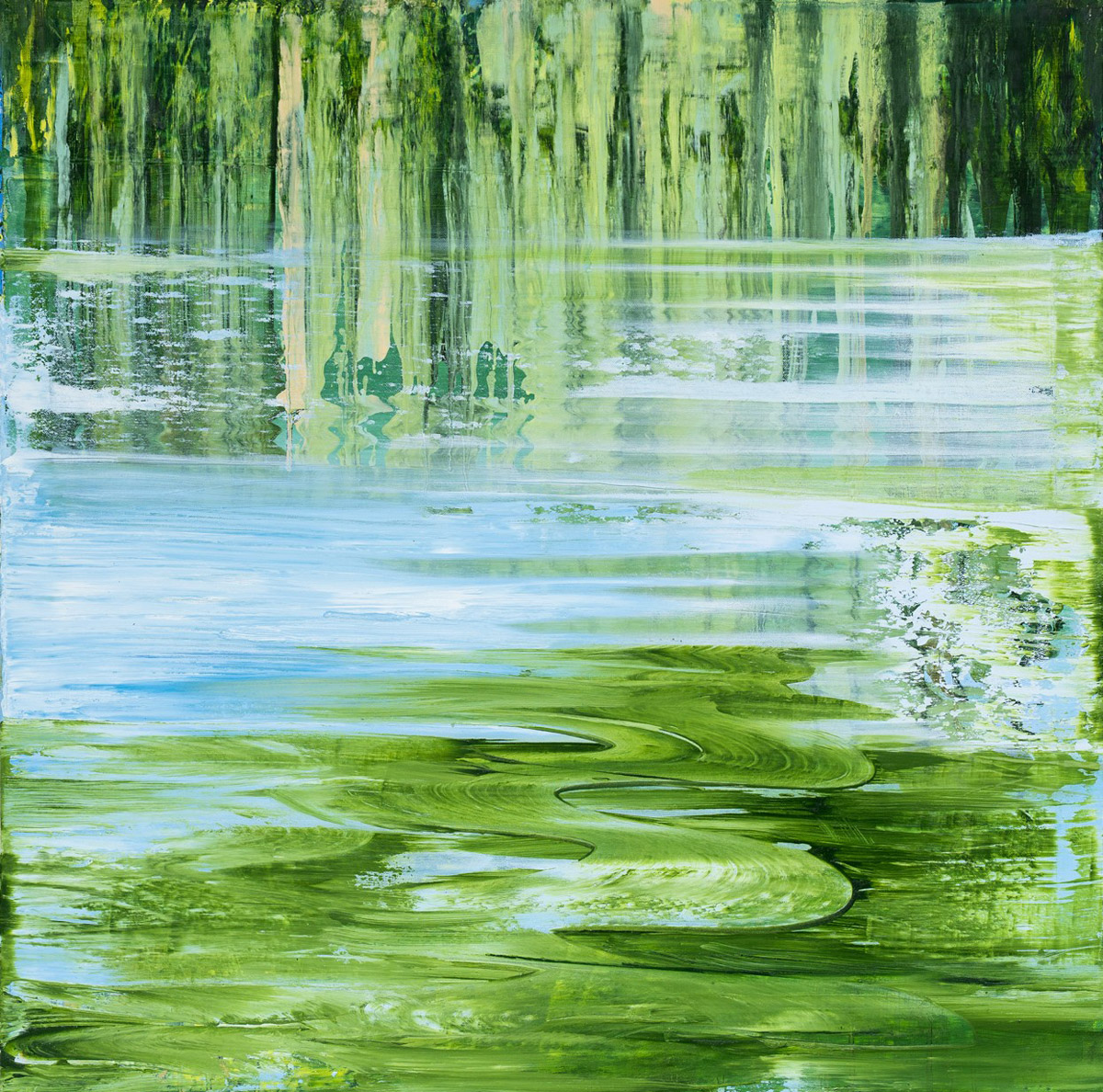 Knyihar Amarilla Olvadas 2025 Olaj Vaszon 85x85cm Vagva